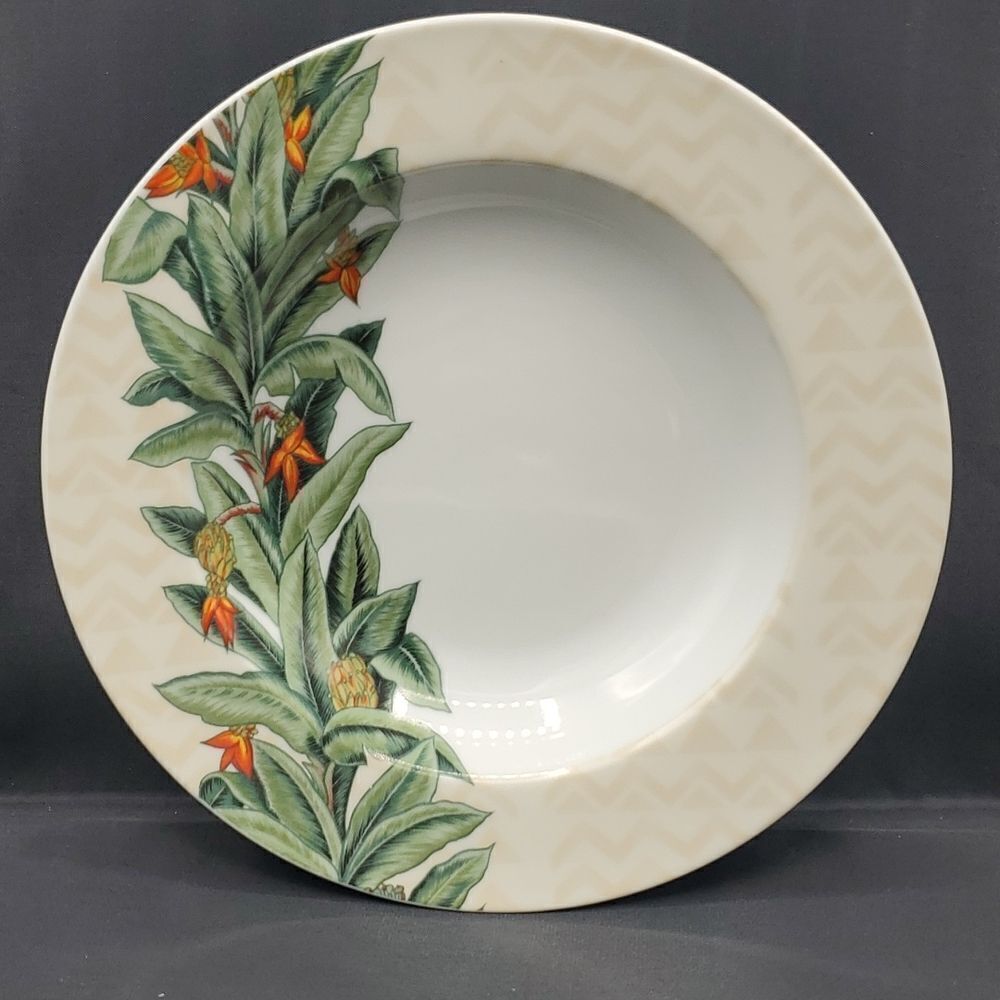 Island Plantations Bird of Paradise Soup Cereal Bowl